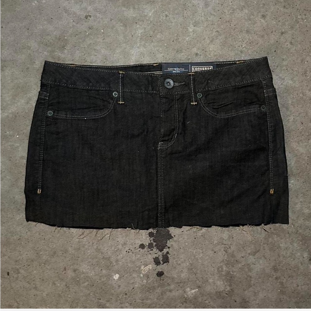 Converse Women's Dark Denim Mini Skirt